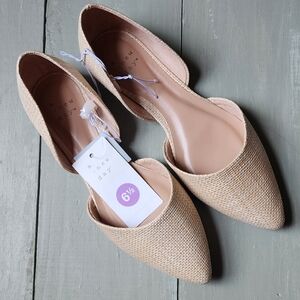 a new day Women's khaki/neutral Flats NWT sz6.5/7